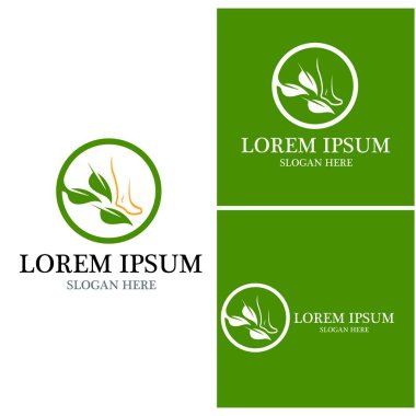 foot Logo Şablonu vektör illüstrasyon tasarımı