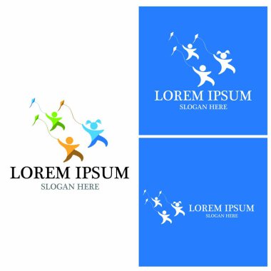 Çocuklar konsept vektör illüstrasyon tasarımı