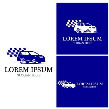 Otomatik araba Logo şablonu vektör çizim simgesi tasarım