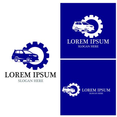 Otomatik araba Logo şablonu vektör çizim simgesi tasarım