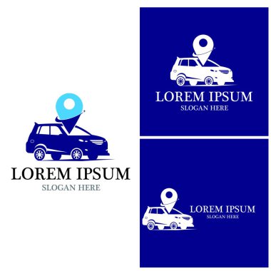 Otomatik araba Logo şablonu vektör çizim simgesi tasarım