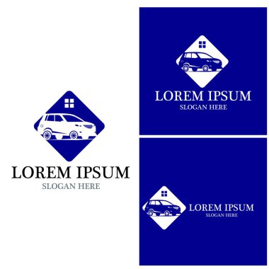 Otomatik araba Logo şablonu vektör çizim simgesi tasarım