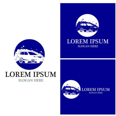 Otomatik araba Logo şablonu vektör çizim simgesi tasarım