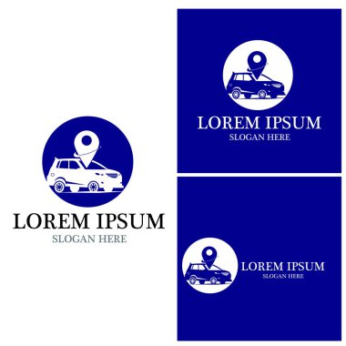 Otomatik araba Logo şablonu vektör çizim simgesi tasarım