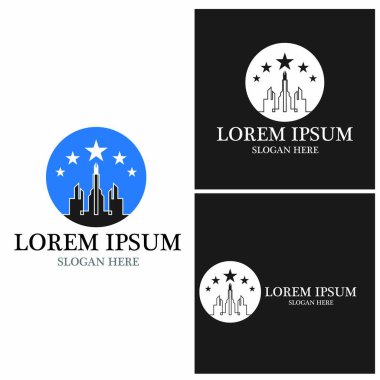 Şehir gökyüzü çizgisi şablonu