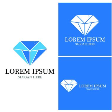Diamond Logo Şablonu vektör çizimi tasarımı