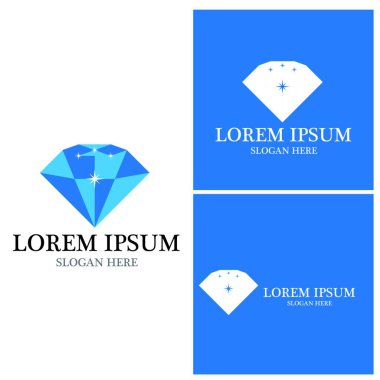 Diamond Logo Şablonu vektör çizimi tasarımı