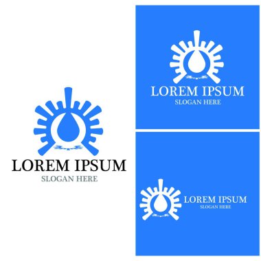 su damlası Logo Şablonu vektör çizimi tasarımı