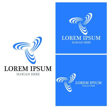 Çember simgesi ve sembol vektör şablonu