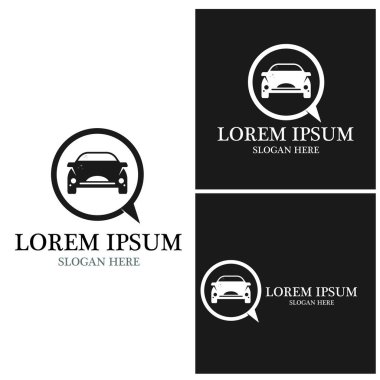 Otomatik araba Logo şablonu vektör çizim simgesi tasarım