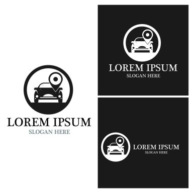 Otomatik araba Logo şablonu vektör çizim simgesi tasarım