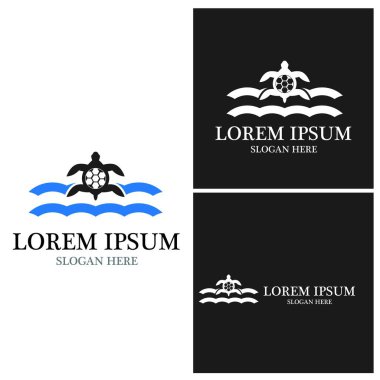 Kaplumbağa hayvan çizgi film ikon vektör çizimi