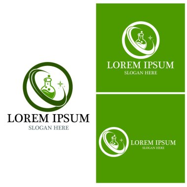 Eczane logo vektör şablonu çizimi