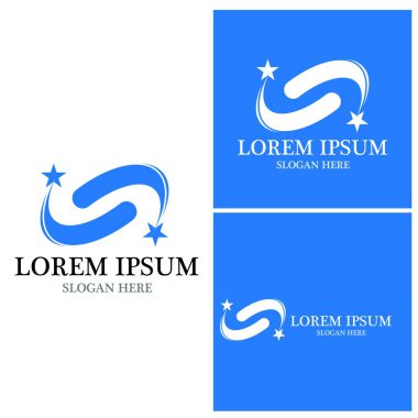 Yıldız simgesi şablon vektör illüstrasyon tasarımı