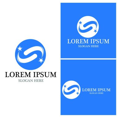 Yıldız simgesi şablon vektör illüstrasyon tasarımı