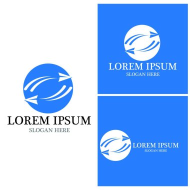 Seyahat acentası logo vektör şablonu