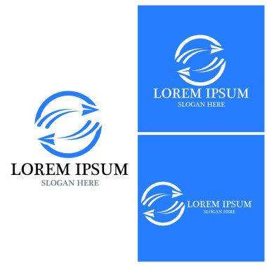 Seyahat acentası logo vektör şablonu