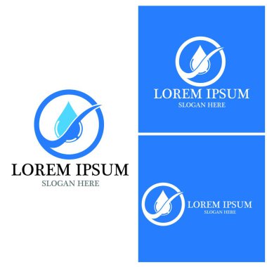 su damlası Logo Şablonu vektör çizimi tasarımı