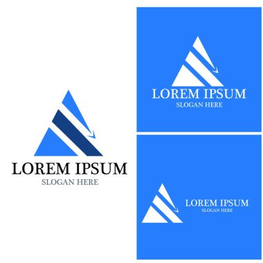 Ok vektör illüstrasyon simgesi Logo Şablonu tasarımı