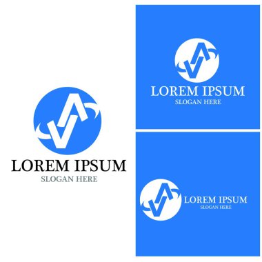 Havacılık simgesi ve sembol vektör şablonu