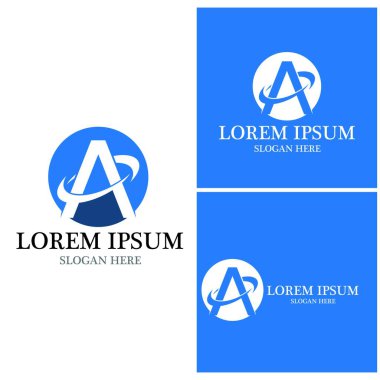 Havacılık simgesi ve sembol vektör şablonu