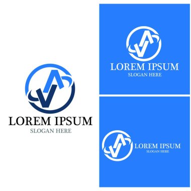 Havacılık simgesi ve sembol vektör şablonu