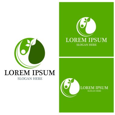 Sağlık insanları yaşam logo vektör şablonu