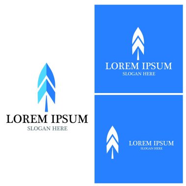 Ok vektör illüstrasyon simgesi Logo Şablonu tasarımı