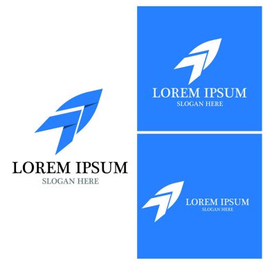 Ok vektör illüstrasyon simgesi Logo Şablonu tasarımı