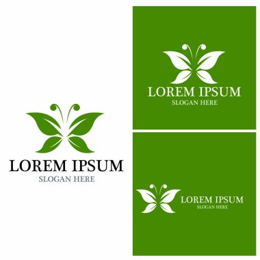 Güzellik Kelebeği Vektör simgesi tasarımı