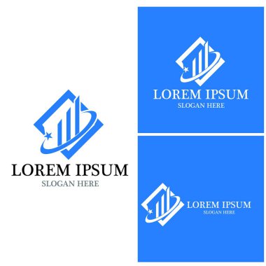 Business Finance Logo şablon vektör simgesi tasarımı