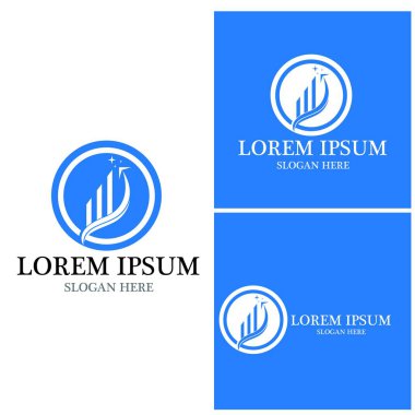 Business Finance Logo şablon vektör simgesi tasarımı