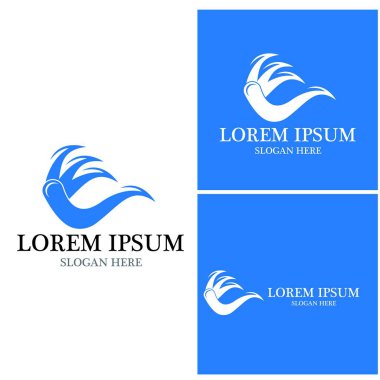 Su dalgası simgesi vektör çizim logosu