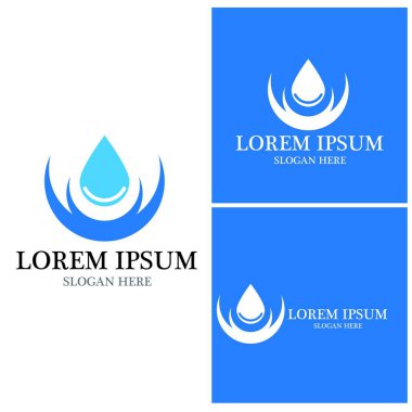su damlası Logo Şablonu vektör çizimi tasarımı