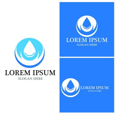 su damlası Logo Şablonu vektör çizimi tasarımı