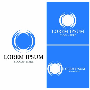 Su dalgası simgesi vektör çizim logosu