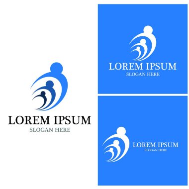 Topluluk, ağ ve sosyal simge tasarım şablonu