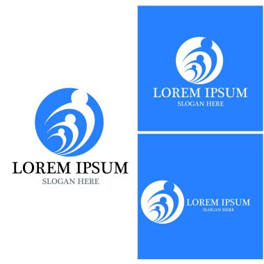 Topluluk, ağ ve sosyal simge tasarım şablonu