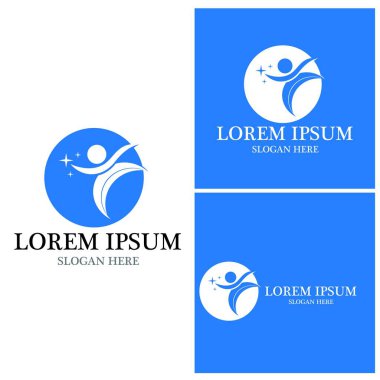 başarı insanlar Logo vektör şablon