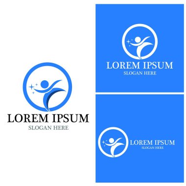 başarı insanlar Logo vektör şablon