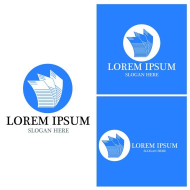 Belge logo vektör şablonu çizimi