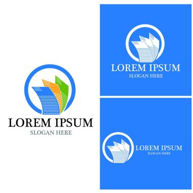 Belge logo vektör şablonu çizimi