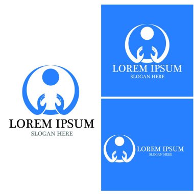 El bakımı insanları resimleme şablonu