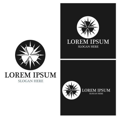 Fan logo tasarımı vektör çizimi