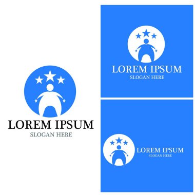 başarı insanlar Logo vektör şablon