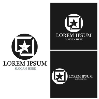 Ok vektör illüstrasyon simgesi Logo Şablonu tasarımı