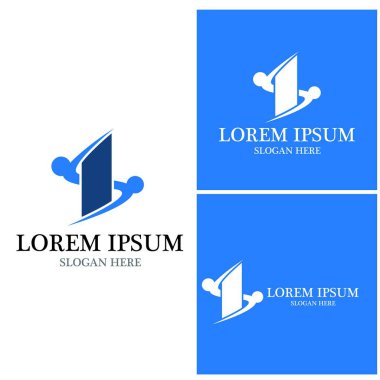 Topluluk, ağ ve sosyal simge tasarım şablonu