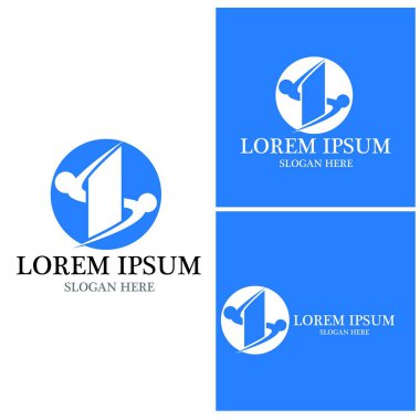 Topluluk, ağ ve sosyal simge tasarım şablonu