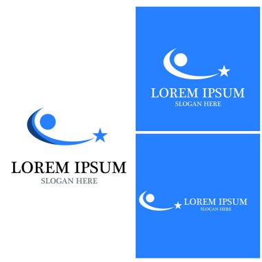 başarı insanlar Logo vektör şablon