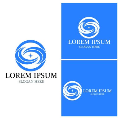 Çember simgesi ve sembol vektör şablonu